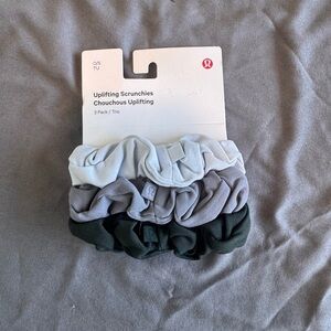 lululemon athletica Scrunchies Trio - White, Gray, Green